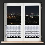 Dekorační metrážová vitrážová záclona VANESA bílá výška 45 cm různé rozměry MyBestHome Rozměr: 185 cm – Zboží Mobilmania