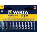 Varta Longlife AA 10ks 4106101461 – Zboží Živě