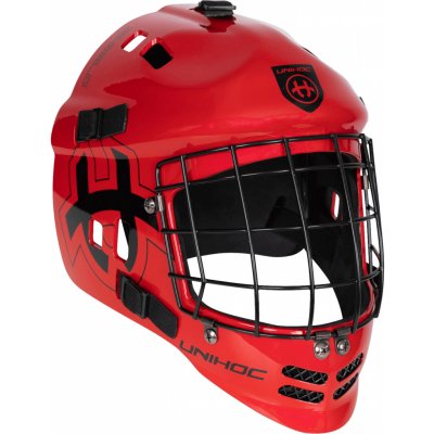 UNIHOC goalie mask Shield JR red – Hledejceny.cz