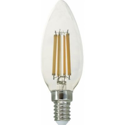 ACA Lighting LED FILAMENT E14 C35 7W 2700K 230V AC 860lm RA80 FLAM7WW – Zboží Živě