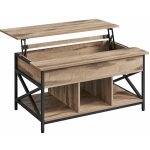 Vasagle LCT205K50 LUBOR 60 x 100 x 48-62 cm camel hnědá / černá – Sleviste.cz