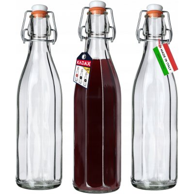 Kadax Skleněné lahve Costolata K3337 1000 ml 3 ks – Sleviste.cz