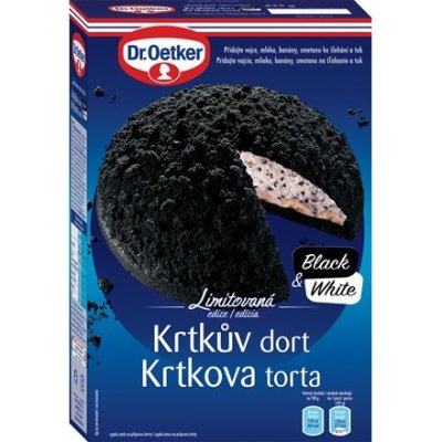 Krtkův dort Black&White 435g Dr. Oetker – Zboží Dáma
