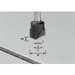 Festool HW S8 D18-135° (Alu) Drážkovací fréza ve tvaru V, HW, stopka 8 mm 491443 – Hledejceny.cz