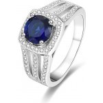 Agato stříbrný prsten s modrým zirkonem AGG326 – Zbozi.Blesk.cz