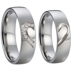 Steel Wedding Snubní prsteny z chirurgické oceli SPPL045