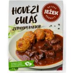 Ježkovy krabičky Hovězí guláš žemlový knedlík 450 g – Zbozi.Blesk.cz