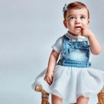 tylová sukně s džínovým laclem Mayoral – Sleviste.cz