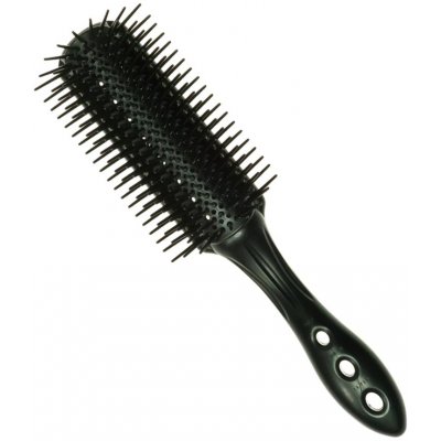 Y.S. Park Straight Air kartáč na vlasy 222 mm a 118 otvorů černý – Sleviste.cz