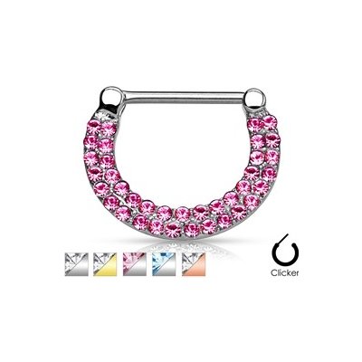 Piercingate piercing do bradavky PBR00022 růžová – Zboží Dáma