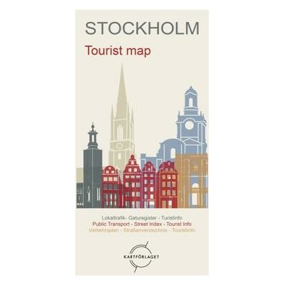 Turistická mapa Stockholm 1:13 000 – Hledejceny.cz