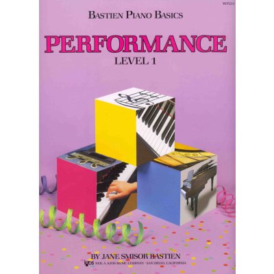 Bastien Piano Basics : Performance Level 1 noty na sólo klavír – Zboží Dáma