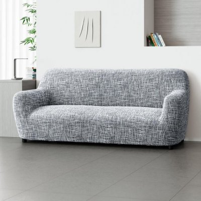 GA.I.CO bielastický potah na sedačku - trojkřeslo Grafiti Nový antracit 170 - 220 cm – Zboží Dáma