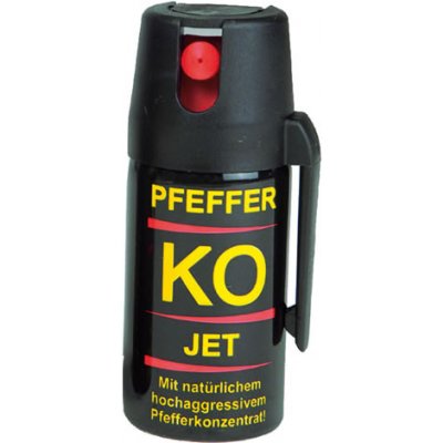 F.W. Klever Sprej obranný pepřový KO JET 40ml Černá