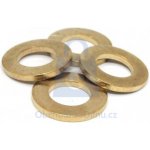 Podložka plochá, DIN 125A, mosazná (Ms) 4,3 - hobby balení, balení 1 ks – Sleviste.cz