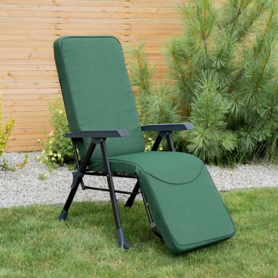 PATIO Polohovací zahradní křeslo s podnožkou Modena Plus Square Black Edition H024-32PB 461965 – Hledejceny.cz