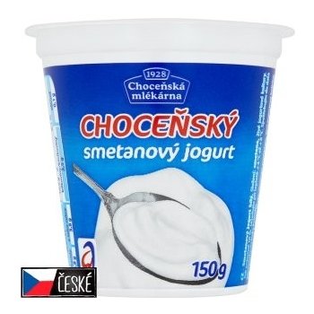 Choceňská Mlékárna Choceňský smetanový jogurt bílý 150 g