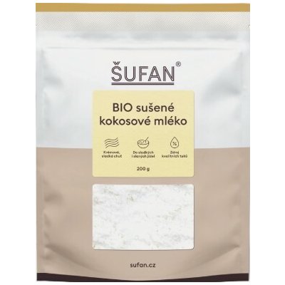 Šufan Bio Kokosové mléko sušené 200 g – Sleviste.cz