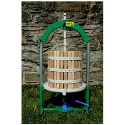 Hydraulický lis na ovoce TIP 30 l Lis: Nerezová výlevka – Zboží Mobilmania