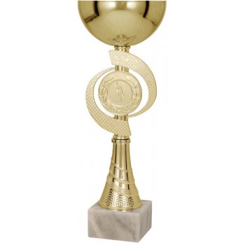 Kovový pohár Zlatý 22 cm 8 cm