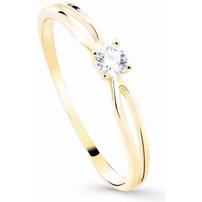 Cutie Jewellery něžný třpytivý ze zlata Z8027 10 X 1 – Zboží Mobilmania