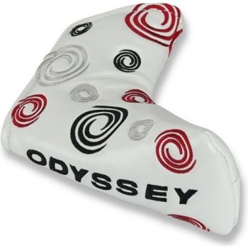 Odyssey Swirl Blade headcover na putter bílý