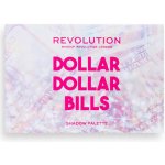 Makeup Revolution Power Shadow Palette paletka očních stínů Dollar Dollar Bills 6,6 g – Sleviste.cz