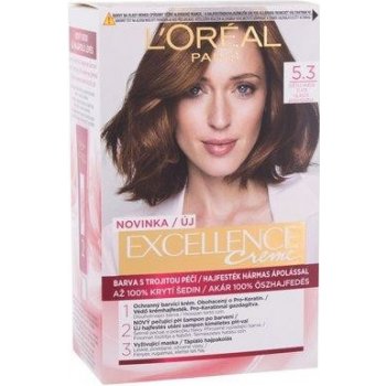 L'Oréal barva na vlasy Excellence 5,3 hnědá světlá zlatá