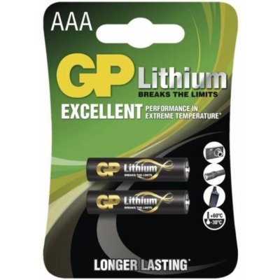 GP Lithium AAA 2ks 1022000412