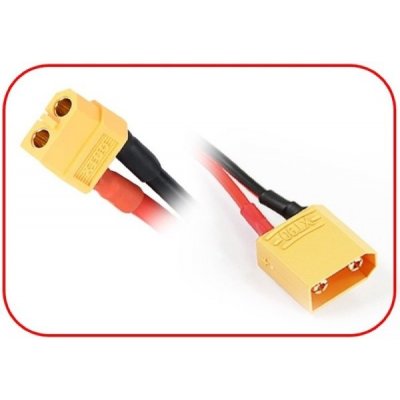 Absima Nabíjecí kabel XT90 s konektorem XT60 – Zboží Mobilmania