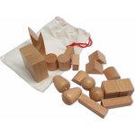 Montessori Tajemný sáček s geometrickými tvary – Zboží Dáma