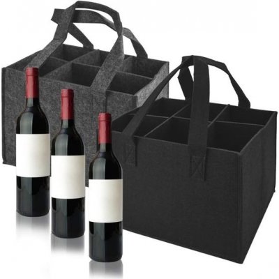 XAVSWRDE 2 kusy nosič lahví taška na 6 láhví – Zboží Mobilmania