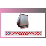 zástěra zadní--2400x350-MAN-bílá--červené písmo | Zboží Auto