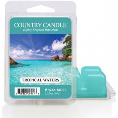 Country candle Tropical Waters Vonný Vosk, 64g