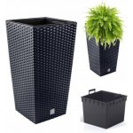 Prosperplast Samozavlažovací květináč Rato square 26,5 x 26,5 x 50 cm antracit – Zboží Dáma Prosperplast Samozavlažovací květináč Rato square 26,5 x 26,5 x 50 cm antracit – Zboží Dáma