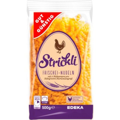G&G Strickli vaječné těstoviny 0,5 kg – Sleviste.cz