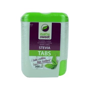 Natusweet Stevia tablety v zásobníku 300 tbl. 18 g