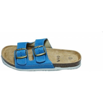 Samlux 9057-5 zdravotní pantofle dámske modré