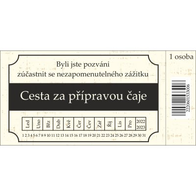 Cesta za přípravou čaje workshop čaje pro jednu osobu – Hledejceny.cz