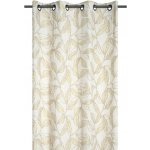 Home Styling Collection Záclona s potiskem béžových listů ANER, 260 x 140 cm béžová – Hledejceny.cz