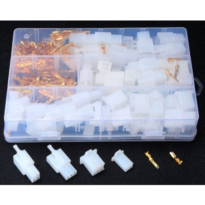 Sada konektorů faston 2,8mm, 2-3-4-6 pinů - 380ks – Sleviste.cz