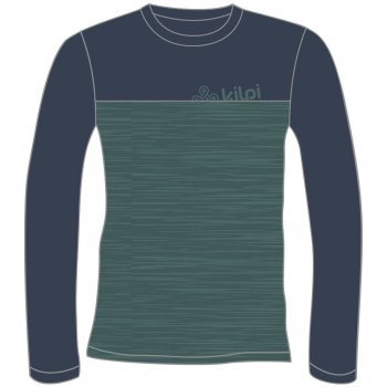 Kilpi pánské bavlněné tričko s dlouhým rukávem Base-M tmavě zelená