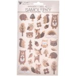 Anděl plastické samolepky lesní zvířátka 14 x 25 cm 15101 – Zboží Dáma