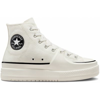 Converse Chuck Taylor All Star Construct Hi A02832/Vintage White/Black/Egret – Zboží Mobilmania