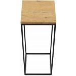 HowHomely Stojan na květiny Basic Loft 60 x 24 cm černá / hnědá – Zboží Dáma