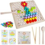 Montessori Dřevěná mozaika barevné set – Hledejceny.cz