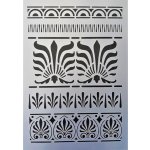 Daily ART Šablona plastová Řecké ornamenty A4 – Zboží Dáma