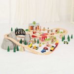 Bigjigs vláčkodráha Horská cesta 112 dílů – Sleviste.cz