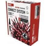 Emos D1AR01 100 LED Standard 10 m venkovní i vnitřní červená časovač – Hledejceny.cz