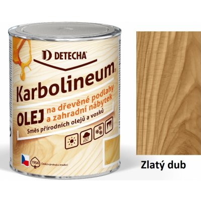 Detecha Karbolineum olej 0,6 kg Zlatý dub – Zboží Mobilmania